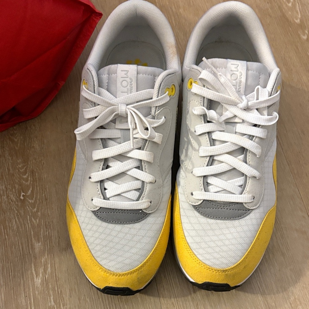 Nike White and Yellow Sneakers